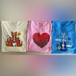 LIFE IS GOOD - Lot of 3 Crusher T-Shirts - Size L Large Women